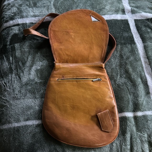 Genuine leather shoulder bag - Picture 2 of 3